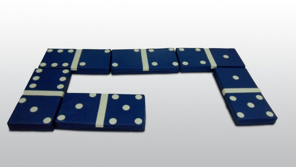 Домино - мягкий модуль 6 фишек, 60х30х7 см  Pioner A11130