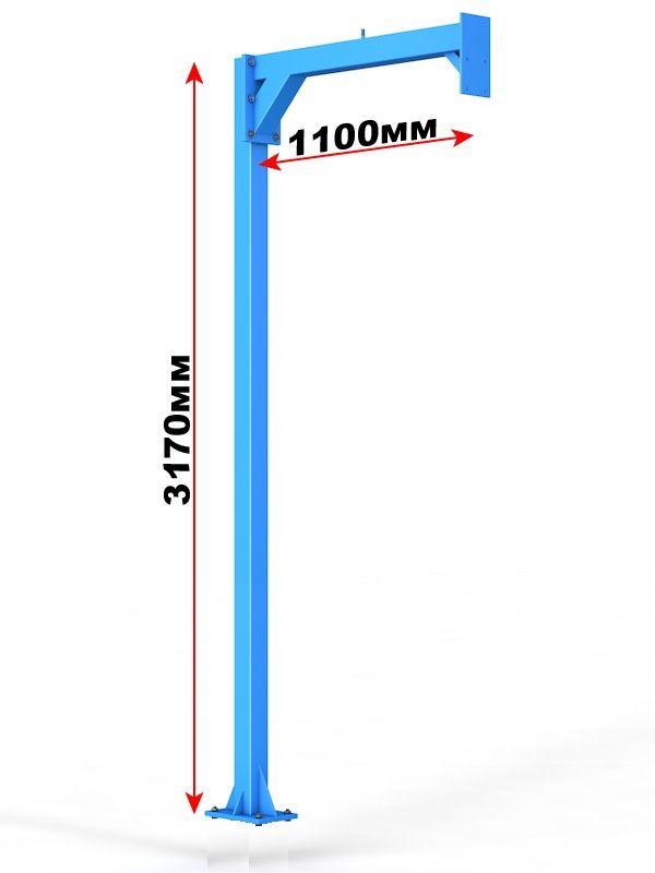 Стойка баскетбольная разборная (с креплением на анкера)  Pioner A13447