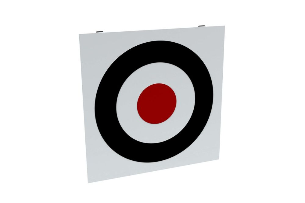 Щит для метания в цель навесной фанерный 600х600 мм.