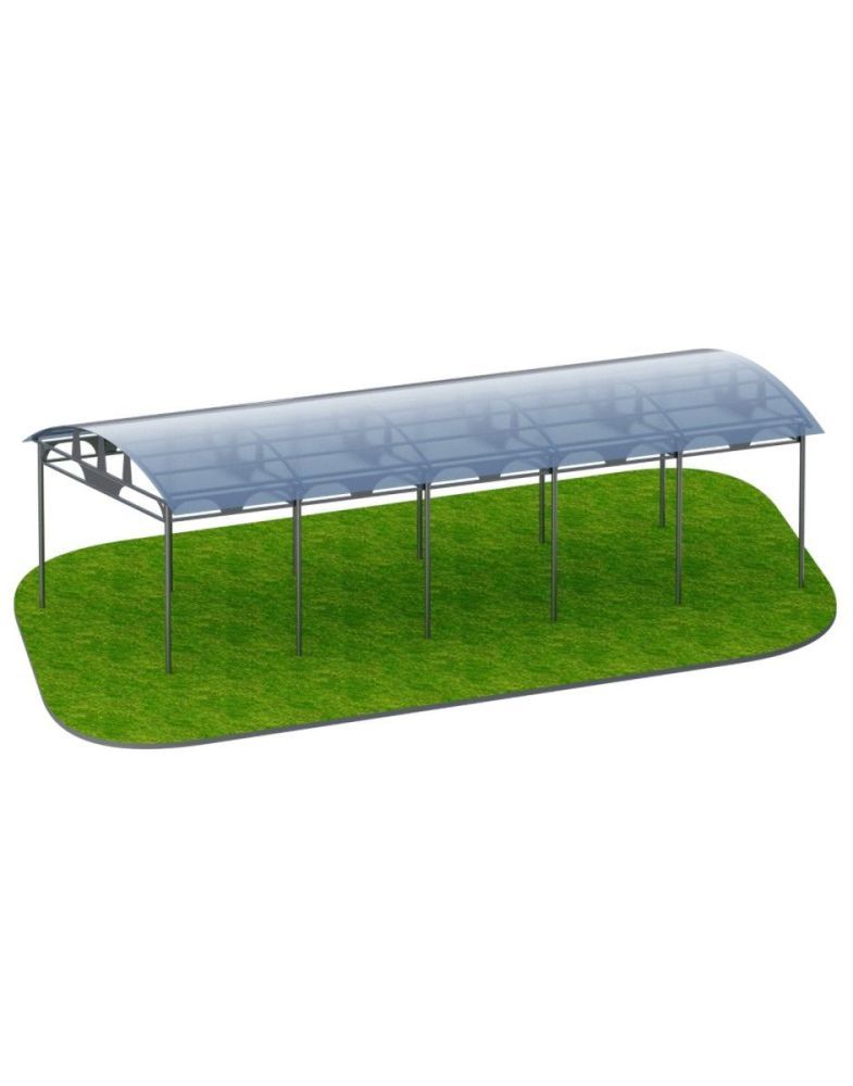 Теневой навес на 10 тренажеров  Pioner A10200