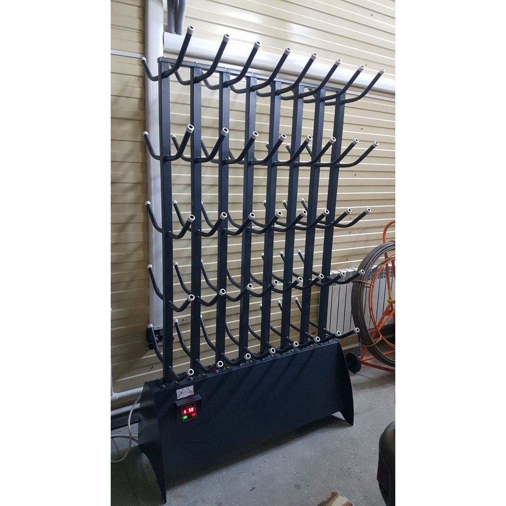 Сушильный стеллаж СЛ1 - Стандарт для обуви, двухсторонний 202х125х51см  SLSD-40