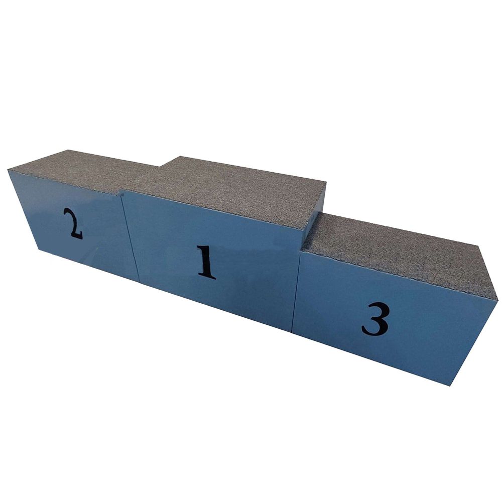 Пьедестал для награждения Матрешка, переносной (обшит фанерой) 2 человека на ступень Pioner A13971