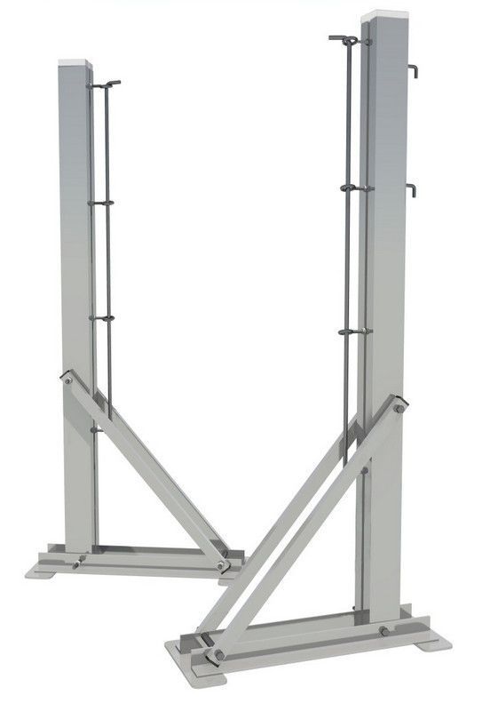 Стойки для большого тенниса с башмаком стационарные Pioner A14480