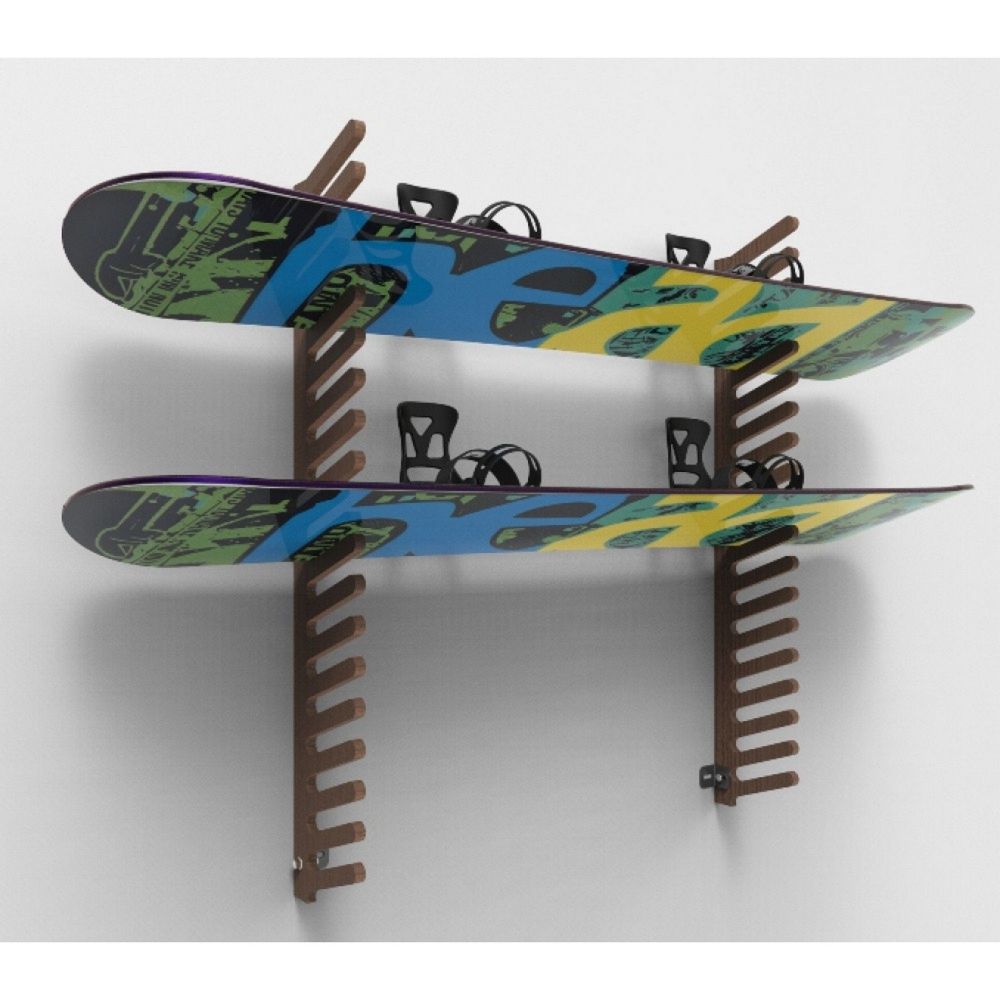 Вешалка Эконом для сноубордов и вейкбордов, пристенная 105х80х18см  SE-18