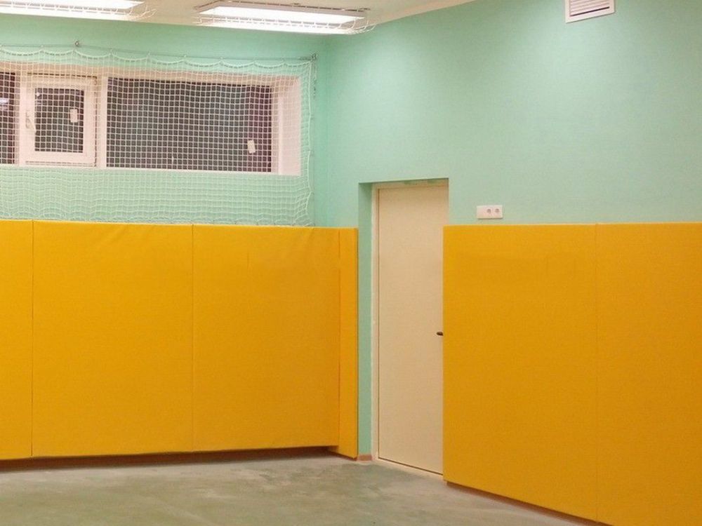 Мягкая защита на стены ДСП 16 мм, Э 20 мм, верх ПВХ, сертификат пожаробезопасности  Pioner A11709