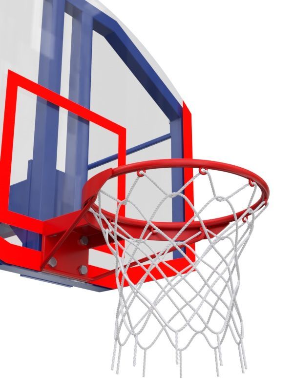 Стойка разборная одноопорная со стритбольным щитом из оргстекла и усиленным кольцом  Pioner A13406