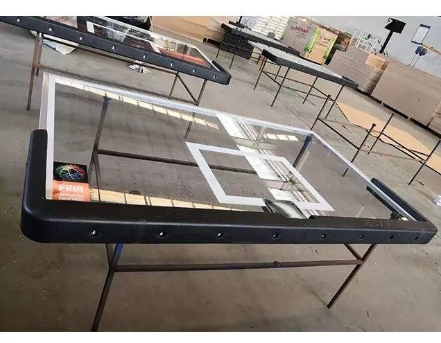 Щит баскетбольный игровой закаленное стекло 12мм, 180х105см (FIBA)  Pioner A12387