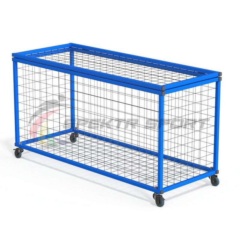 Тележка для мячей и спорт. инвентаря 113х45х54 см  (разборная) Pioner A14095