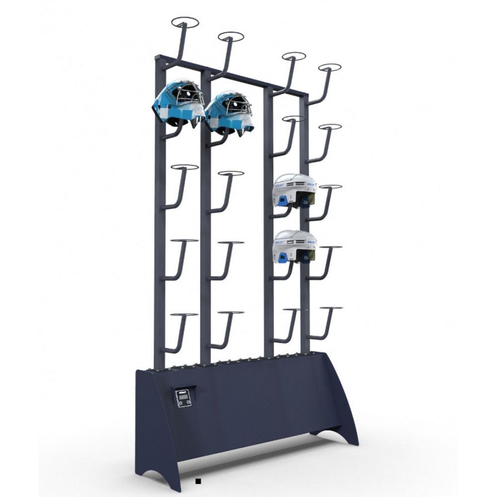 Сушильный стеллаж СЛ1-Стандарт для шлемов, односторонний 202х125х38см  SLH-20