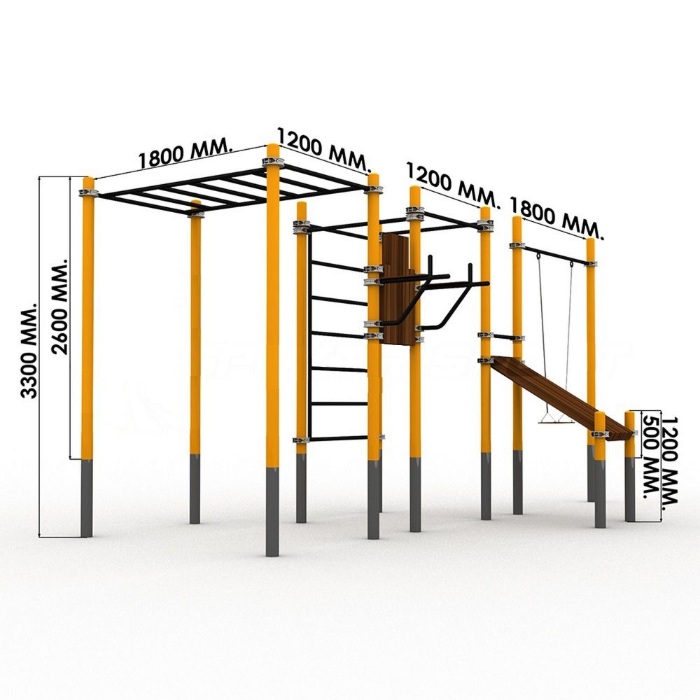 Комплекс для занятий Воркаут  Pioner A16659