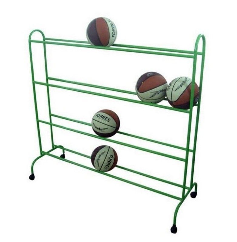 Тележка для мячей мобильная 4 уровня   Pioner A14092