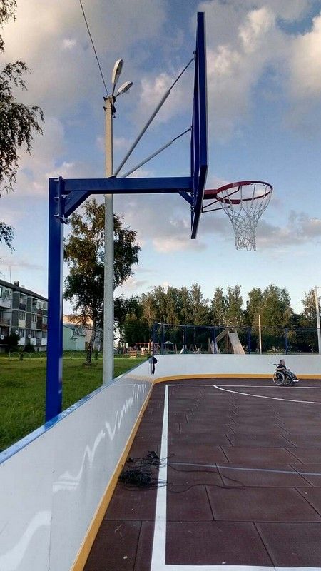 Стойка баскетбольная разборная (со съемной закладной)  Pioner A13472