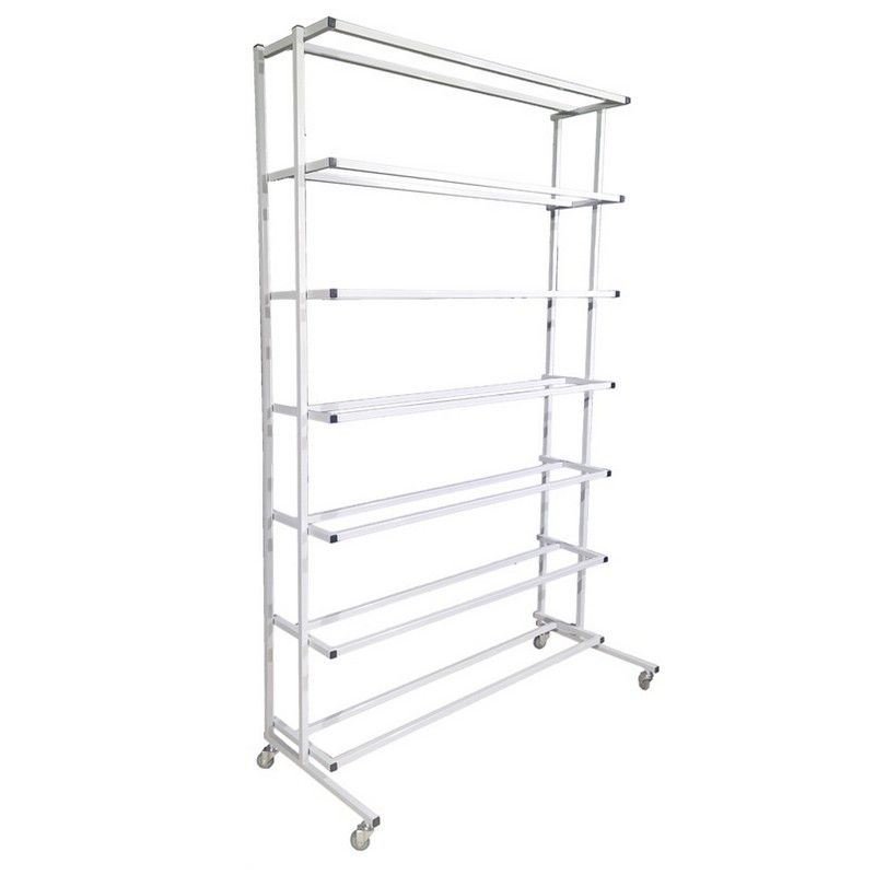 Стойка-стеллаж мобильная односторонняя на 25 мячей (разборная)  Pioner A12712