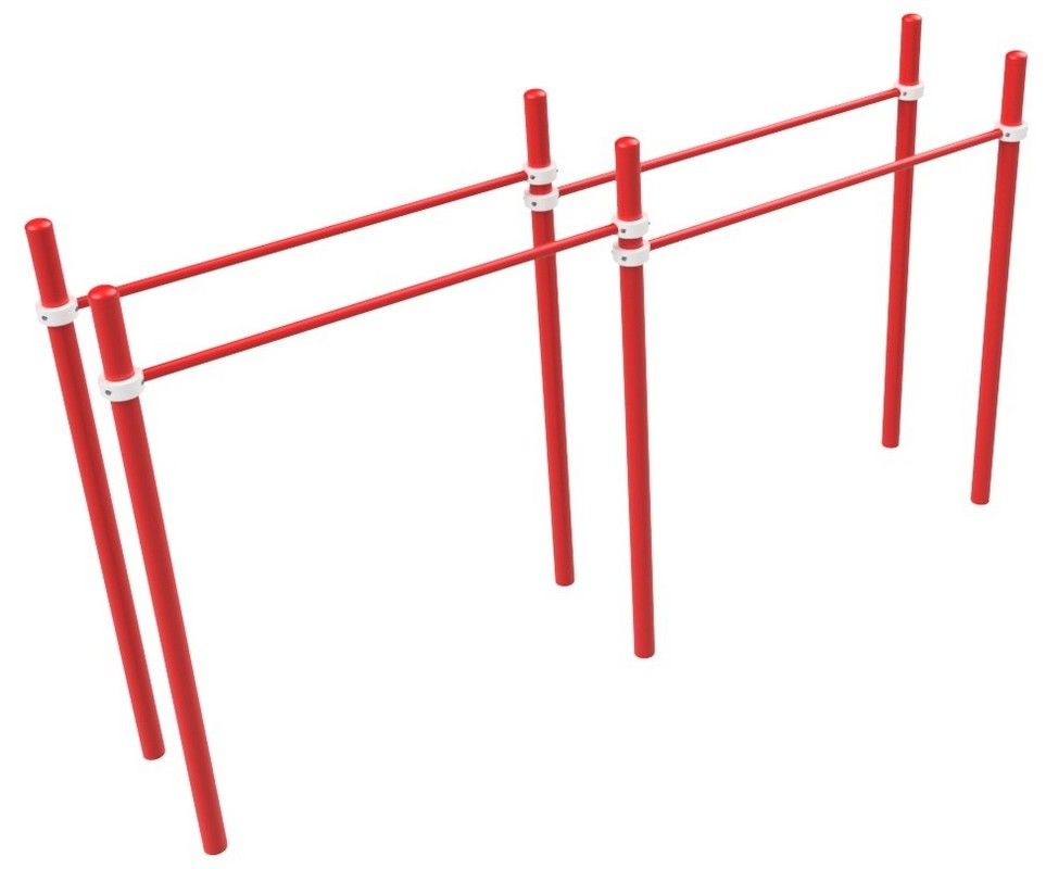 Брусья комбинированные на 2 уровня  Pioner A16403