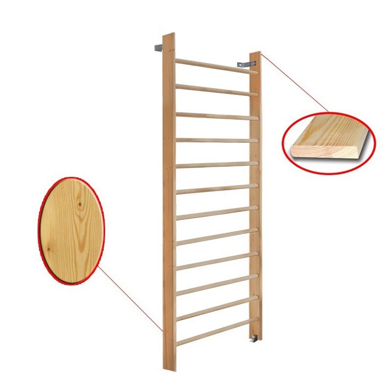 Стенка гимнастическая 260х100см массив.сосна  Pioner A15814