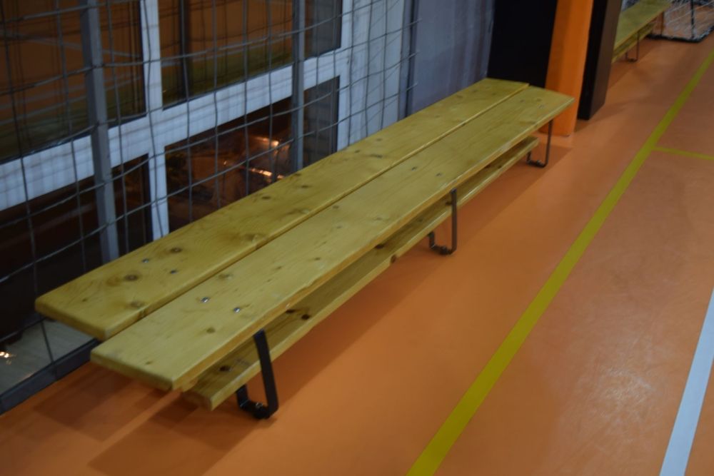 Скамейка гимнастическая с металлическими ножками Длина 150см Pioner A13679