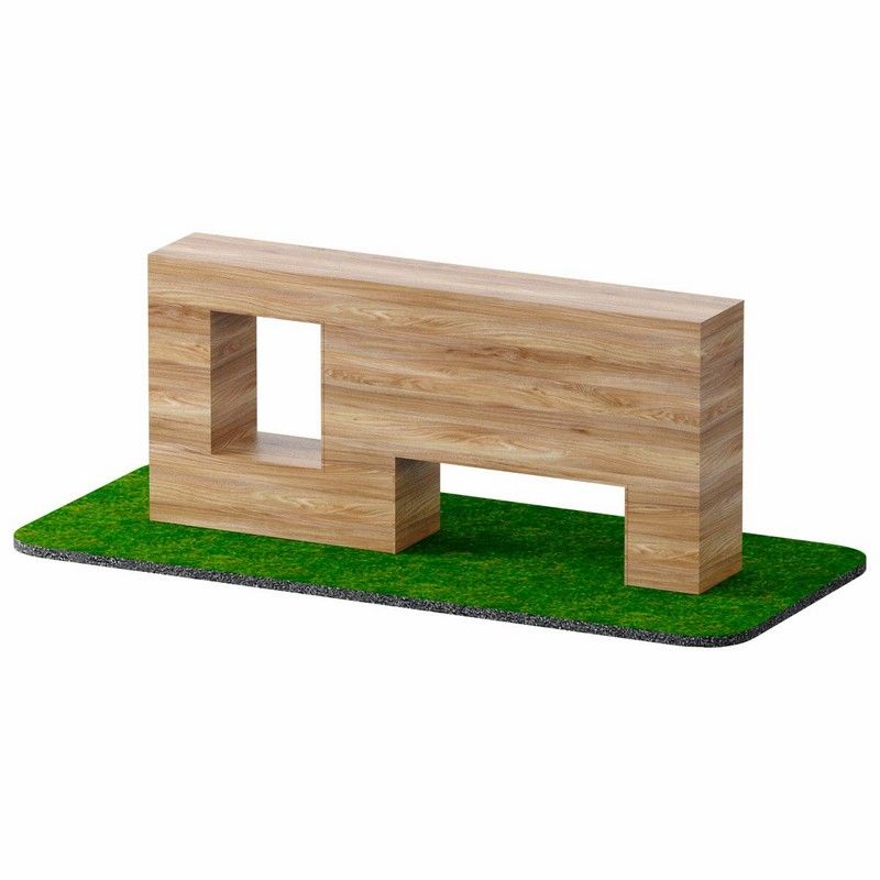 Препятствие Стенка с двумя проломами  Pioner A15584