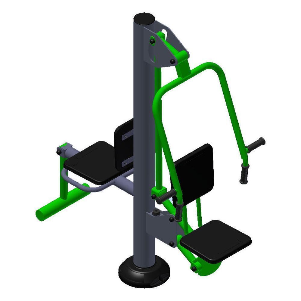 Уличный тренажер взрослый Флекс + Жим от груди для двоих  Pioner A16931