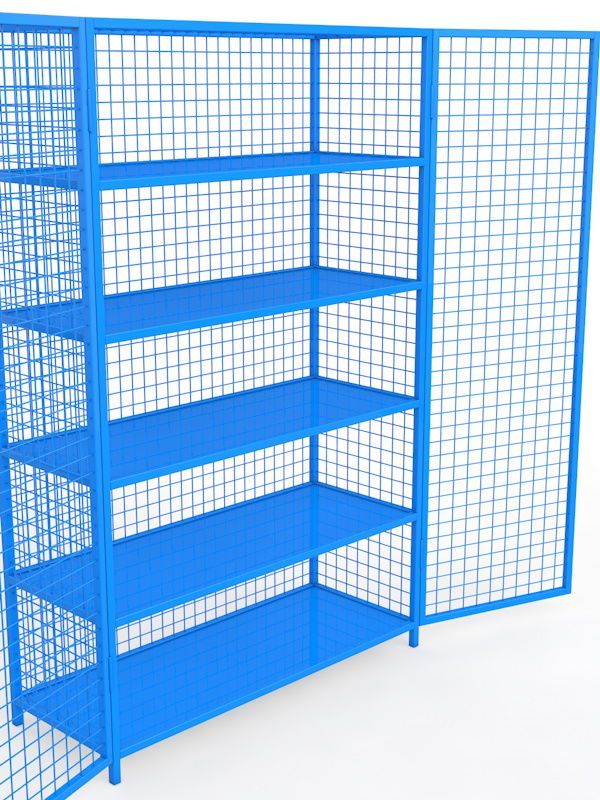 Стеллаж для спортивного инвентаря закрытого типа  Pioner A13609