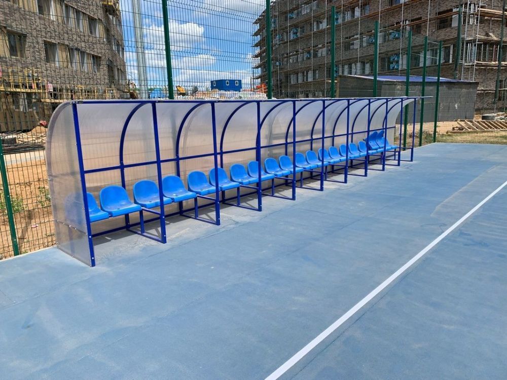 Скамья для запасных игроков / тренеров / судей (на 10 мест)  Pioner A13584