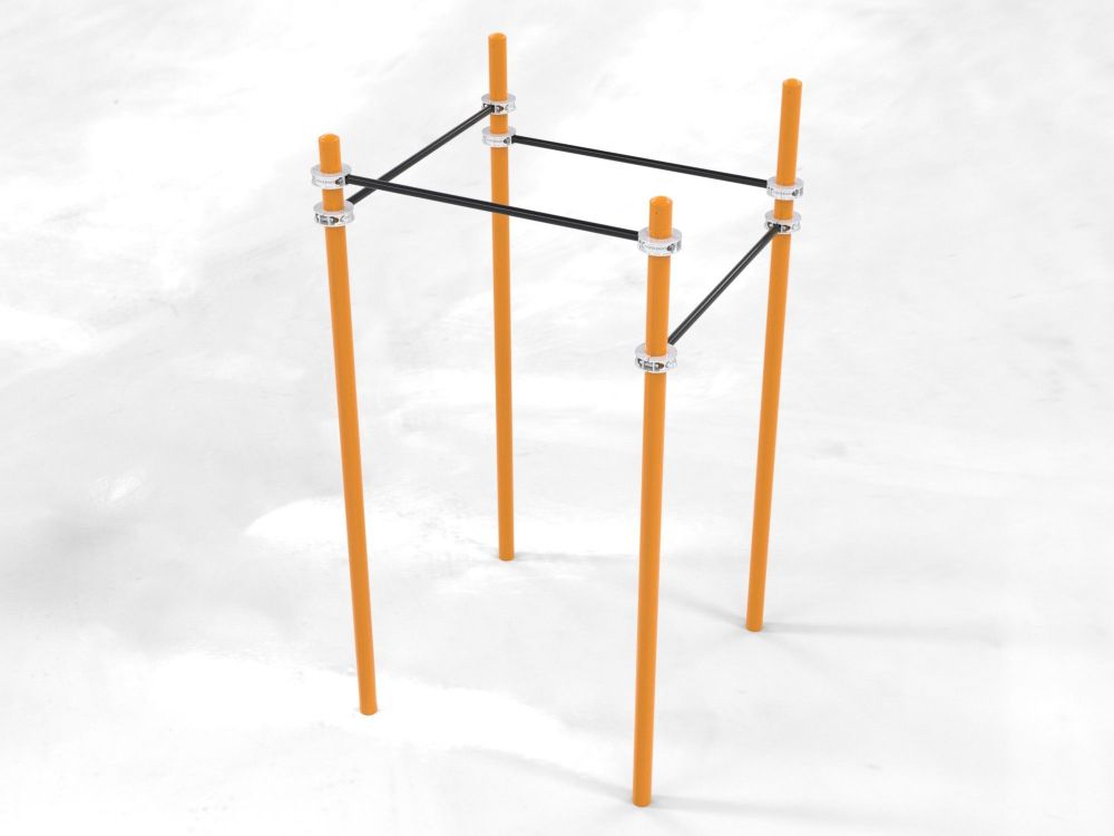 Комплекс турников квадратный для Воркаут  Pioner A17248