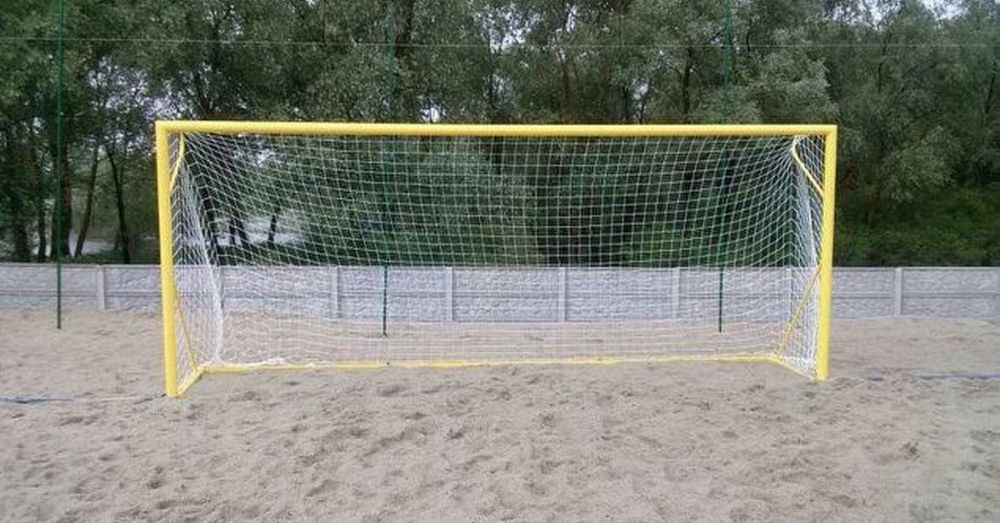 Сетка для футбольных ворот нить 3мм, узловая, 10х10см, полипропилен  пара Pioner A14933