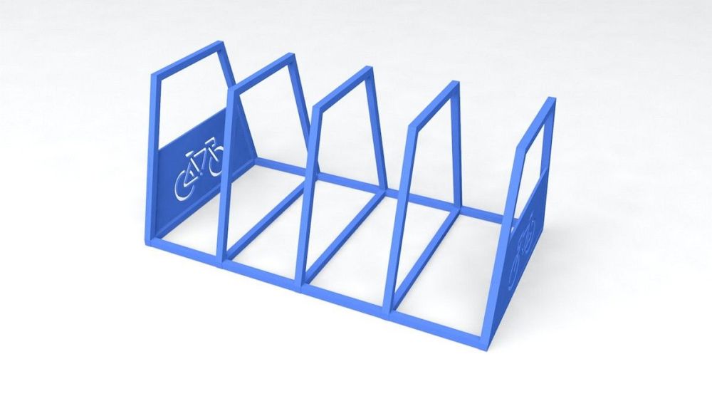 Велопарковка на 4 веломеста  Pioner A10165