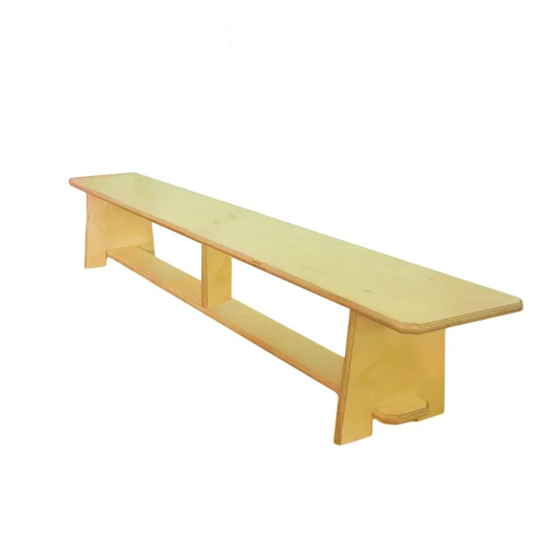 Скамейка гимнастическая 150см ЭКО фанерная, ножки фанера  Pioner A12783
