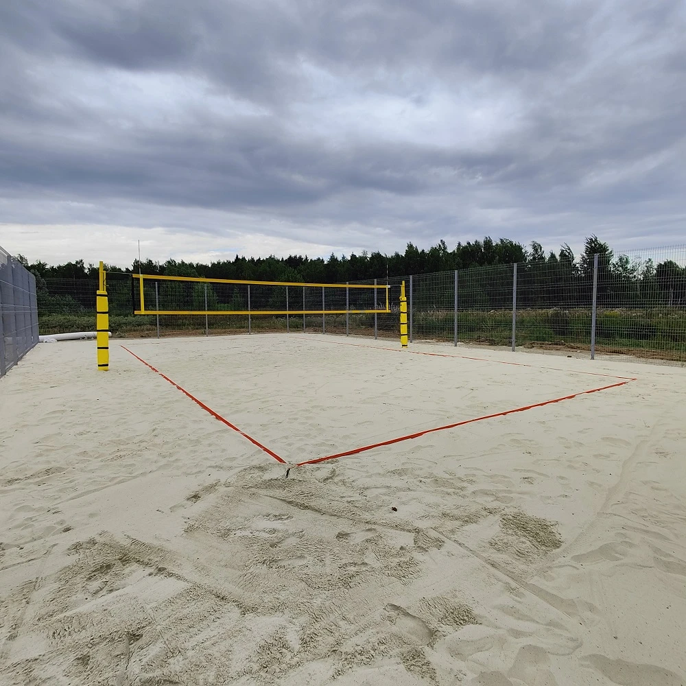Разметка для пляжного волейбола с якорями