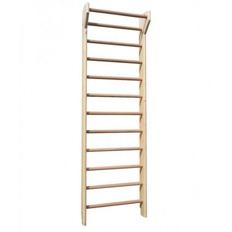 Стенка гимнастическая с крепежом 260х100х14 см с турником  Pioner A16074