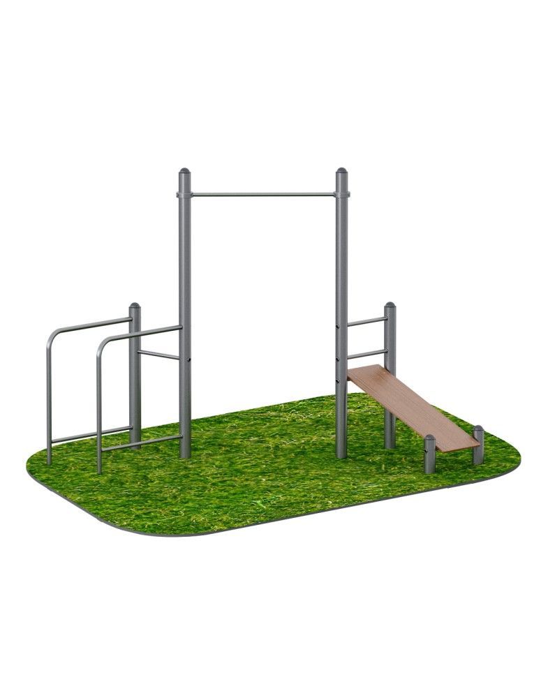 Турник с брусьями и лавкой для пресса   Pioner A15589