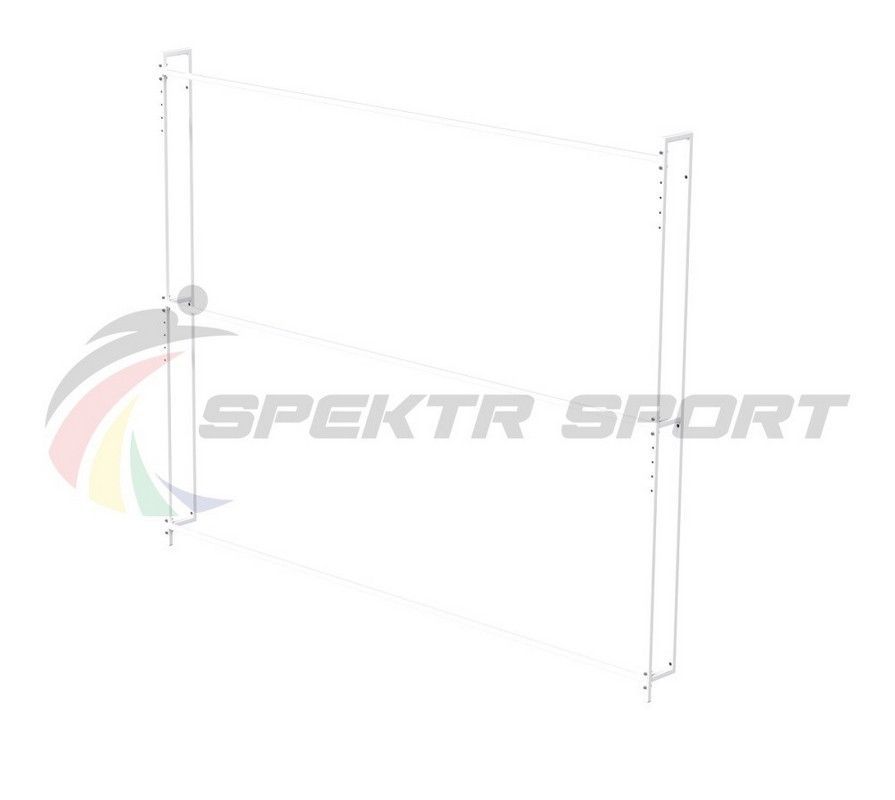 Стеллаж для лыж односторонний пристенный на 10 пар   Pioner A14372