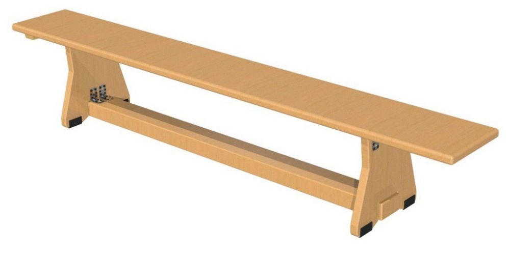 Скамейка гимнастическая 2 м (дер. ножки) ГОСТ Р 57542-2017  Pioner A15210