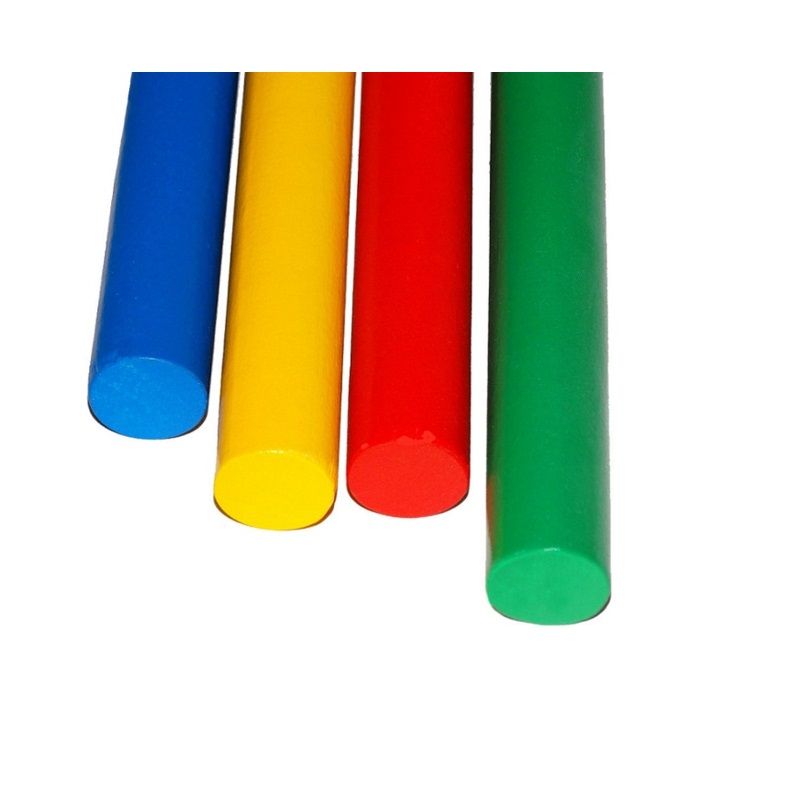 Палка гимнастическая 1 м цветная дерево  Pioner A16015