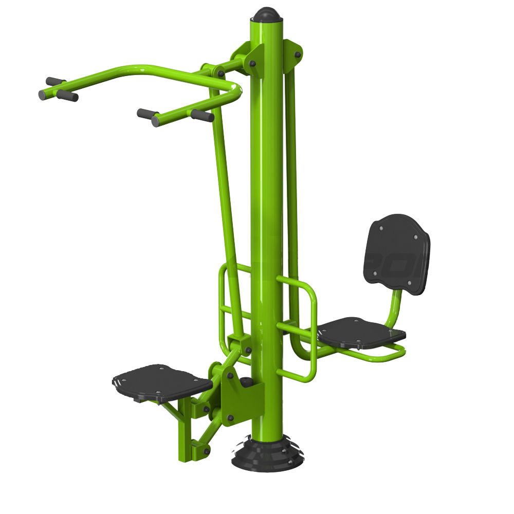 Уличный тренажер взрослый Подтягивание + Жим ногами для двоих Pioner A17017