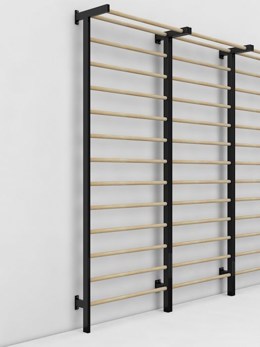 Шведская стенка металл/береза размер 2400х800 мм  Pioner A16164