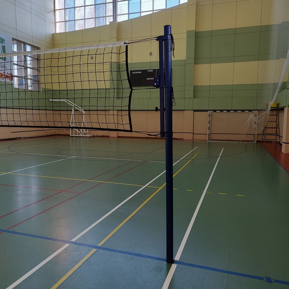 Сетка волейбольная нить 4 мм с мет. тросом игровая