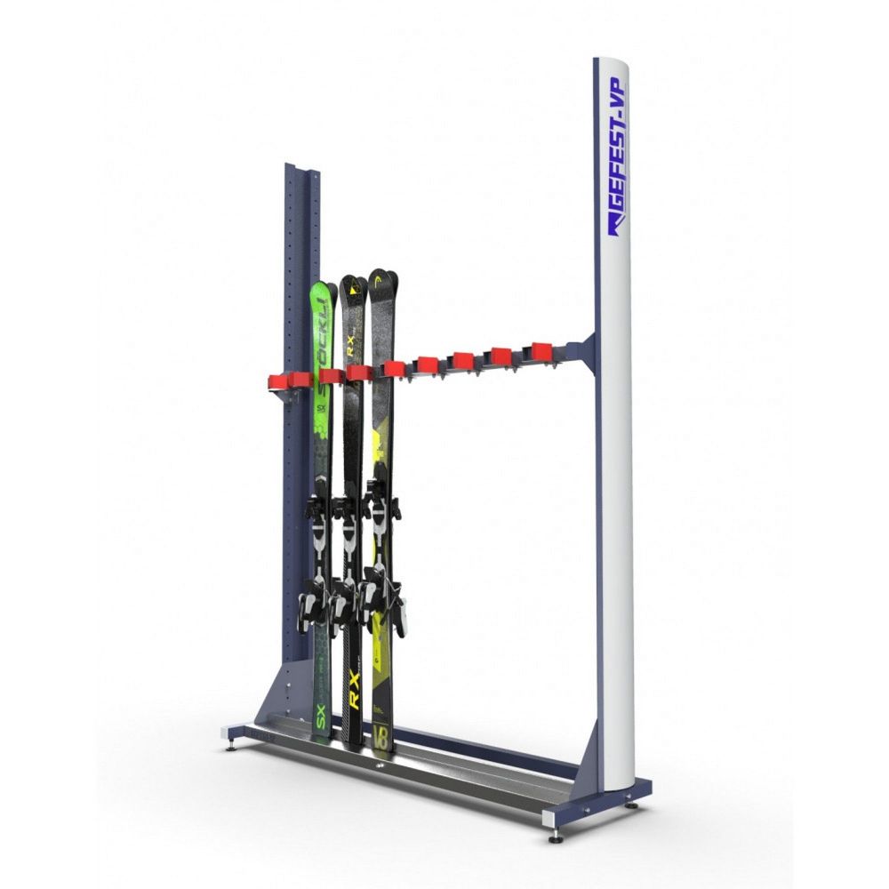 Стеллаж ClipS для горных лыж, односторонний 219х215х45см  ClipS-13