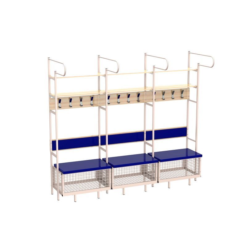 Индивидуальное место хоккеиста (трехсекционное) Pioner A17710