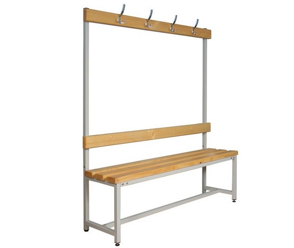 Скамейка для раздевалок односторонняя 161х100х32 см  Pioner A16115