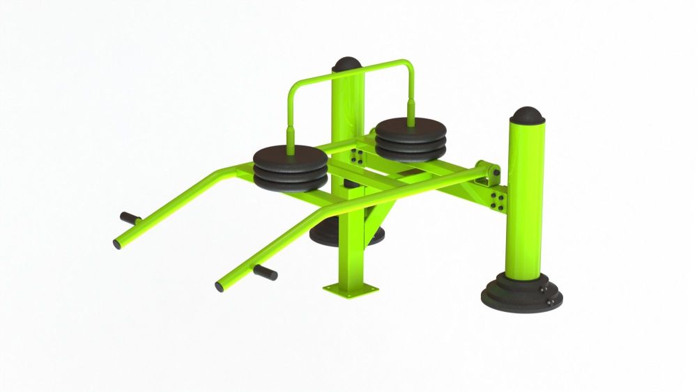 Уличный тренажер взрослый Приседание с изменяемой нагрузкой  Pioner A17352