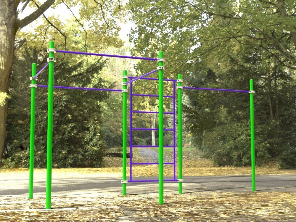 Комплекс для занятий Воркаут Pioner A16747