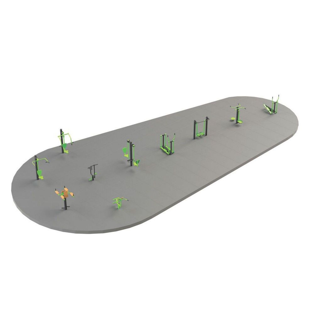 Спортивная площадка 181 кв.м  Pioner A17447