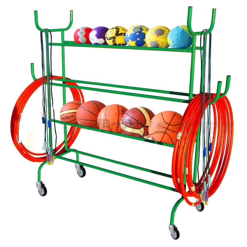 Стеллаж для хранения спортинвентаря  1550х500х1500 мм Pioner A17209