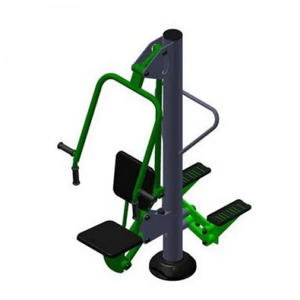 Уличный тренажер взрослый Степ + Жим от груди для двоих  Pioner A16934