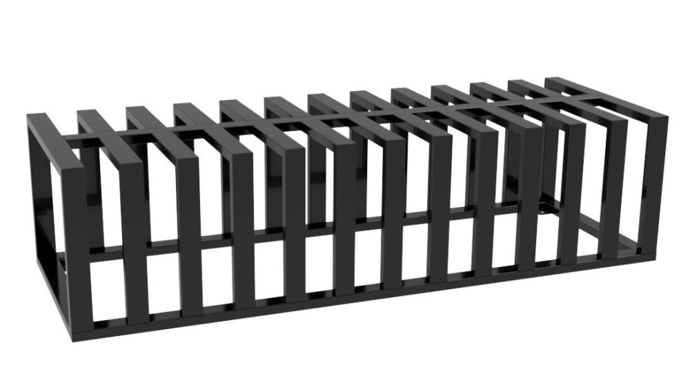 Велопарковка-скамья на 12 мест  Pioner A10110