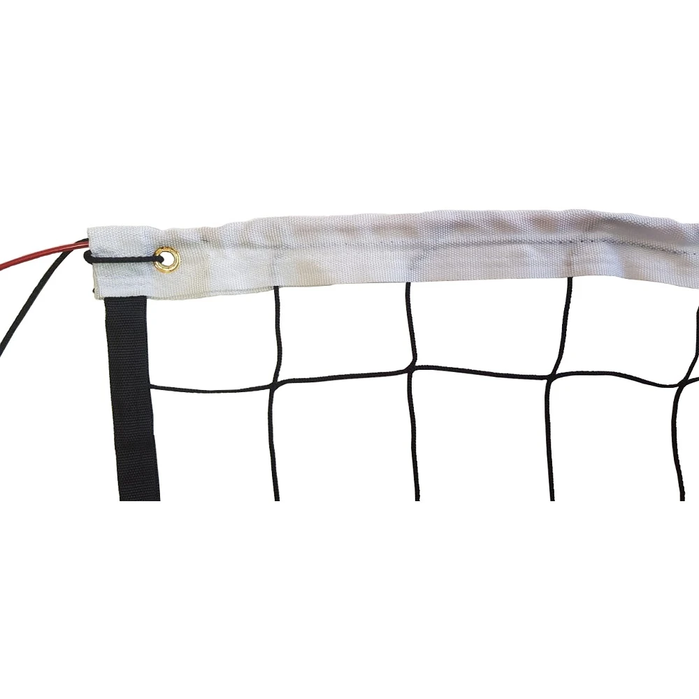 Сетка волейбольная нить 3 мм с мет.тросом массовая