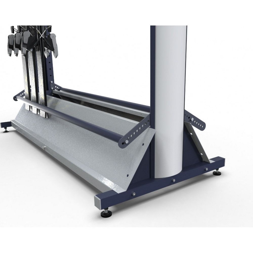 Стеллаж Премиум для горных лыж, двухсторонний 219х243х67см  GLPD-38