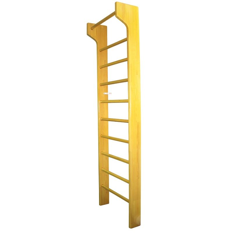 Стенка гимнастическая с крепежом Премиум 260х80х14 см с турником  Pioner A16082