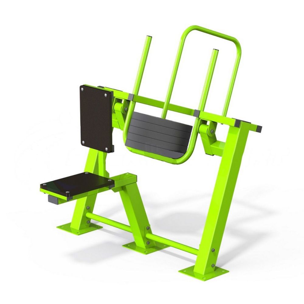 Уличный силовой тренажер для развития мускулатуры спины, плечевого пояса, бицепса, пресса  Pioner A17297